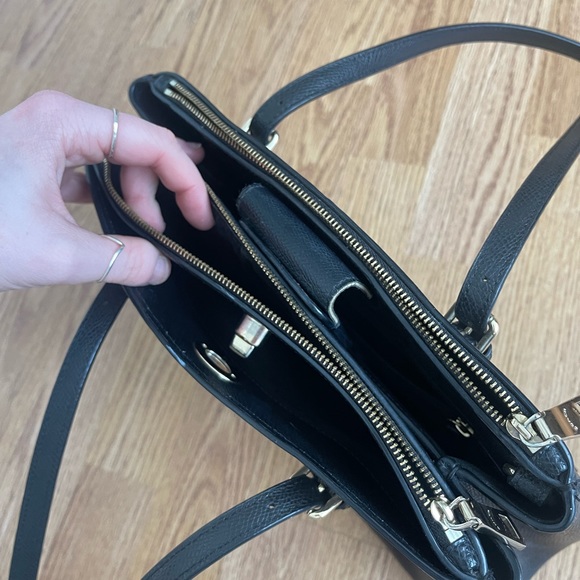 Black Coach Turnlock Carryall Bag - Picture 8 of 9